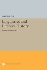 Linguistics and Literary History – Essays in Stylistics