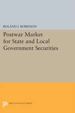 Postwar Market for State and Local Government Securities