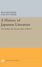 A History of Japanese Literature, Volume 1 – The Archaic and Ancient Ages