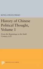 History of Chinese Political Thought, Volume 1 – From the Beginnings to the Sixth Century, A.D.