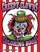 Creepy Clown Adult Coloring Book