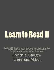 Learn to Read II