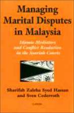 Managing Marital Disputes in Malaysia: Islamic Mediators and Conflict Resolution in the Syariah Courts