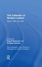 Calendar Modern Letts 4v CB: Cal of Modern Letters