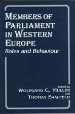 Members of Parliament in Western Europe: Roles and Behaviour