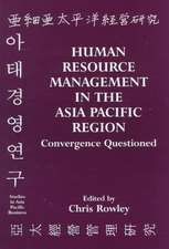 Human Resource Management in the Asia-Pacific Region: Convergence Revisited