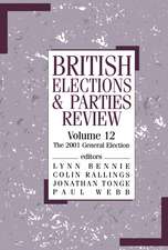 British Elections & Parties Review: The 2001 General Election