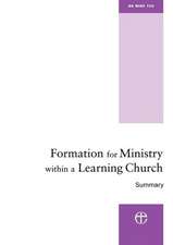 Formation for Ministry Within a Learning Church