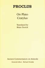 Proclus: On Plato Cratylus