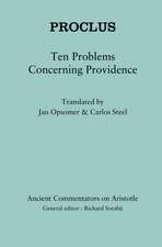 Proclus: Ten Problems Concerning Providence