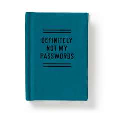 Definitely Not My Passwords Tiny Diary