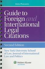 Guide to Foreign and International Legal Citations