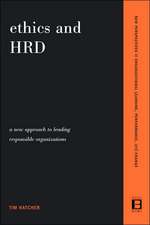 Ethics and HRD