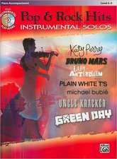 Pop & Rock Hits Instrumental Solos, Piano Accompaniment