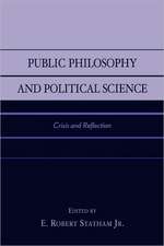 Public Philosophy and Political Science