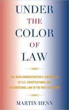 Under the Color of Law