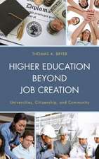 Higher Education Beyond Job Creation