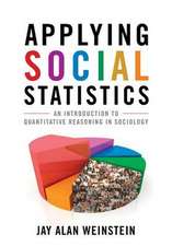 Applying Social Statistics