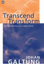 Transcend and Transform: An Introduction to Conflict Work