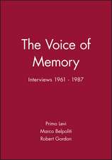 The Voice of Memory – Primo Levi – Interviews 1961 – 87