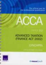 ADVANCED TAXATION FA 2002 3.2