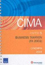 BUSINESS TAXATION FA 2003 P5