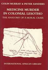 Medicine Murder in Colonial Lesotho