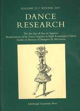 Dance Research, Volume 25, Number 2