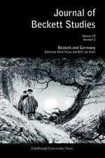 Journal of Beckett Studies, Volume 19