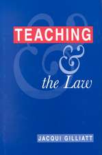 Teaching and the Law