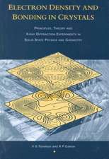 Electron Density and Bonding in Crystals: Principles, Theory and X-ray Diffraction Experiments in Solid State Physics and Chemistry