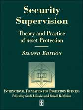 Security Supervision: Theory and Practice of Asset Protection