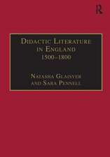 Didactic Literature in England 1500–1800: Expertise Constructed