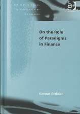 On the Role of Paradigms in Finance