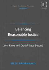Balancing Reasonable Justice: John Rawls and Crucial Steps Beyond