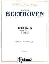 Piano Trio No. 3 -- Op. 1, No. 3: C Minor