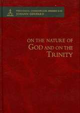 On the Nature of God and on the Most Holy Mystery of the Trinity