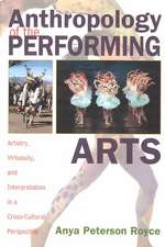 Anthropology of the Performing Arts