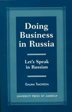 Doing Business in Russia