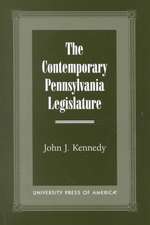 The Contemporary Pennsylvania Legislature