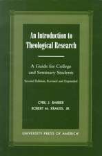 An Introduction to Theological Research