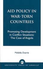 Aid Policy in War-Torn Countries