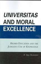 Universitas and Moral Excellence