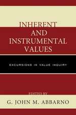 Inherent and Instrumental Values