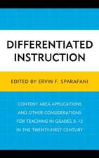 Differentiated Instruction