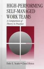 High-Performing Self-Managed Work Teams: A Comparison of Theory to Practice