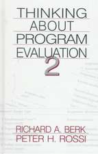 Thinking about Program Evaluation