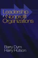 Leadership in Nonprofit Organizations: Lessons From the Third Sector