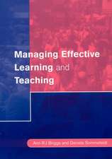 Managing Effective Learning and Teaching