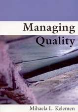 Managing Quality